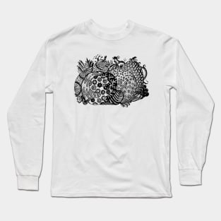 Fruit 2 - Aussie Tangle (See Description for Background Colour Options). Long Sleeve T-Shirt